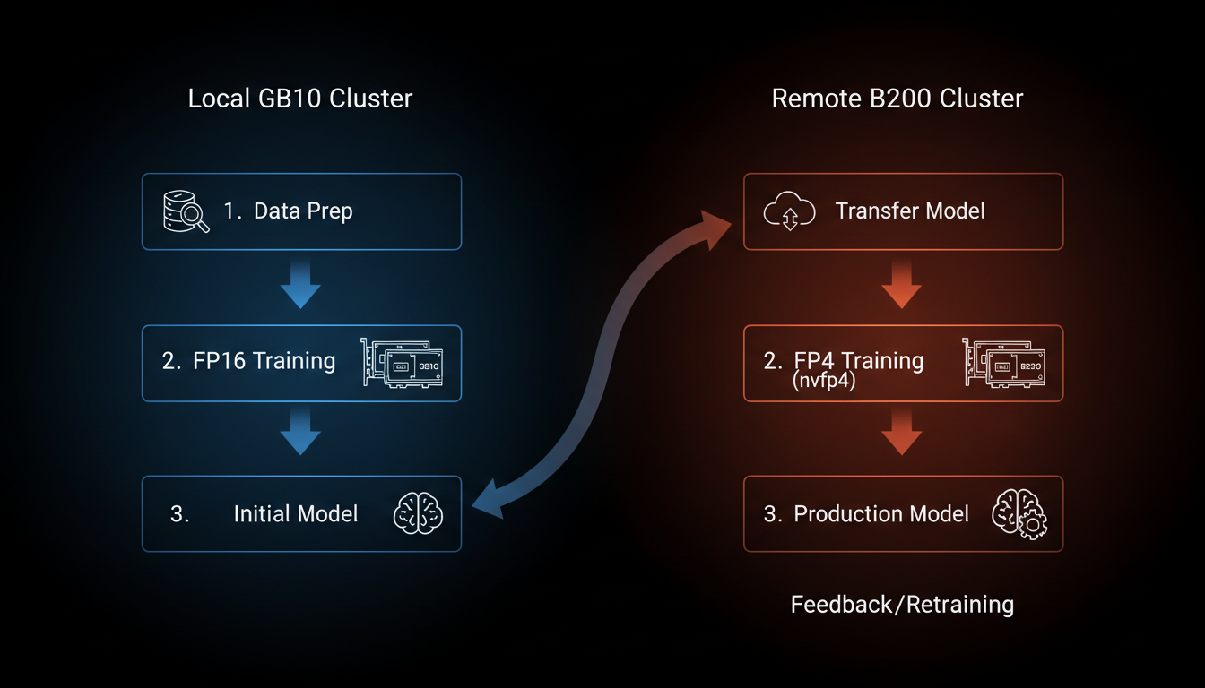 Training pipeline flowchart