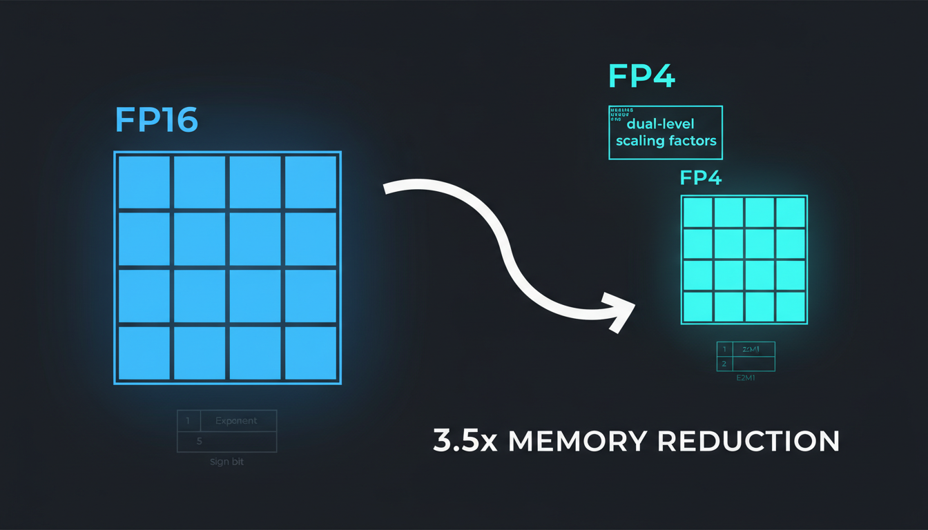 The 4-Bit Miracle: How NVFP4 Squeezes 16-Bit Intelligence into 4-Bit Memory