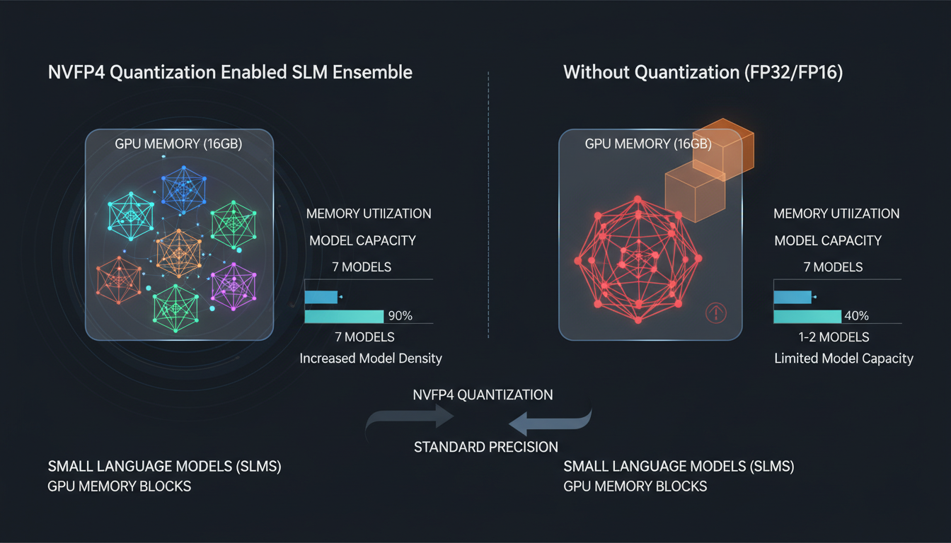 7 SLM models fitting in single GPU memory with NVFP4