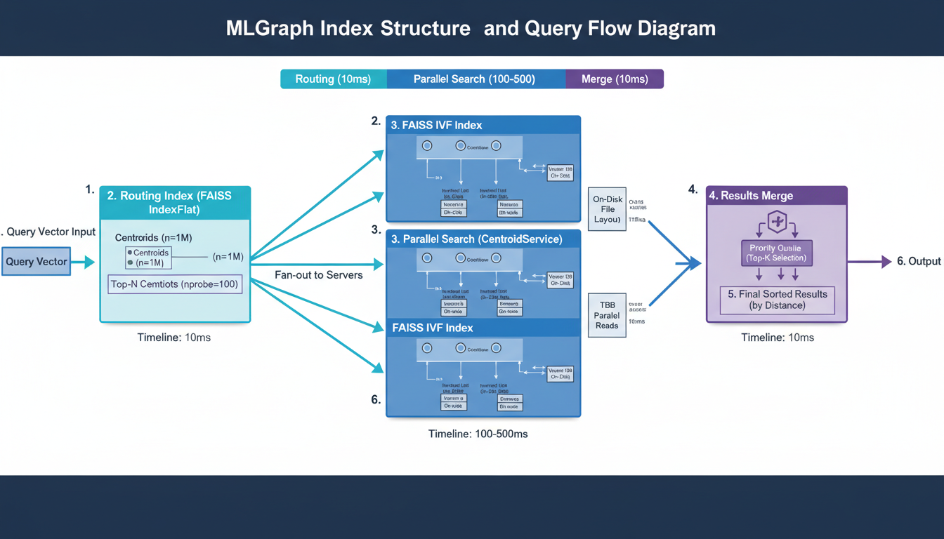 MLGraph Index Structure and Query Flow