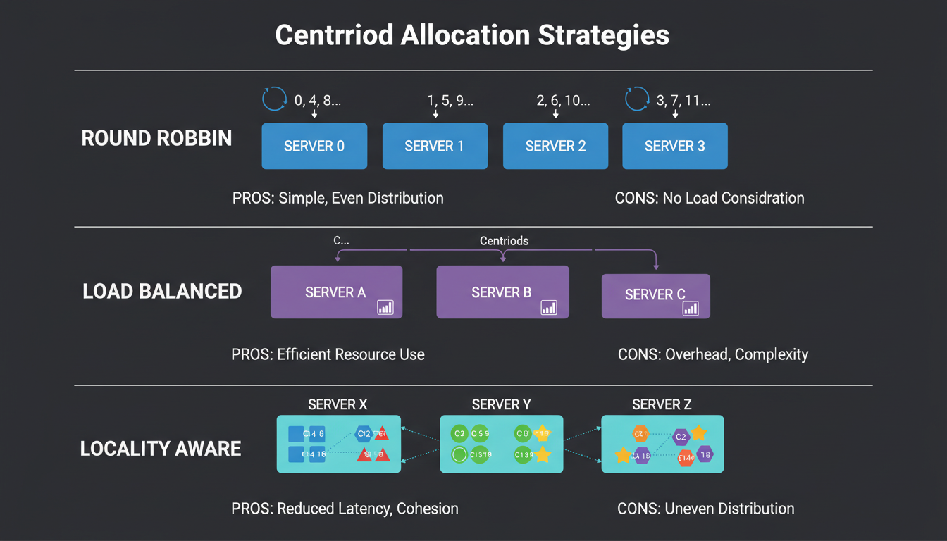 Centroid Allocation Strategies Comparison