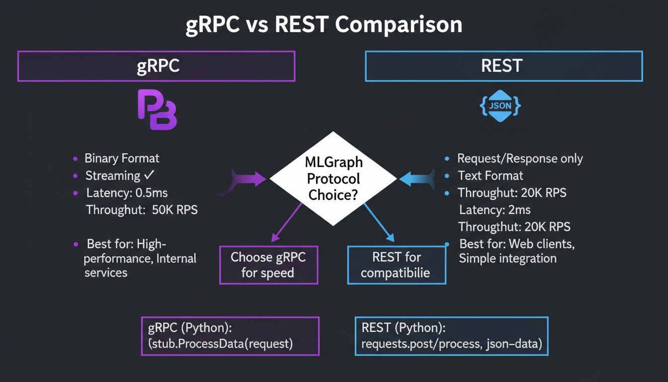 gRPC vs REST Protocol Comparison