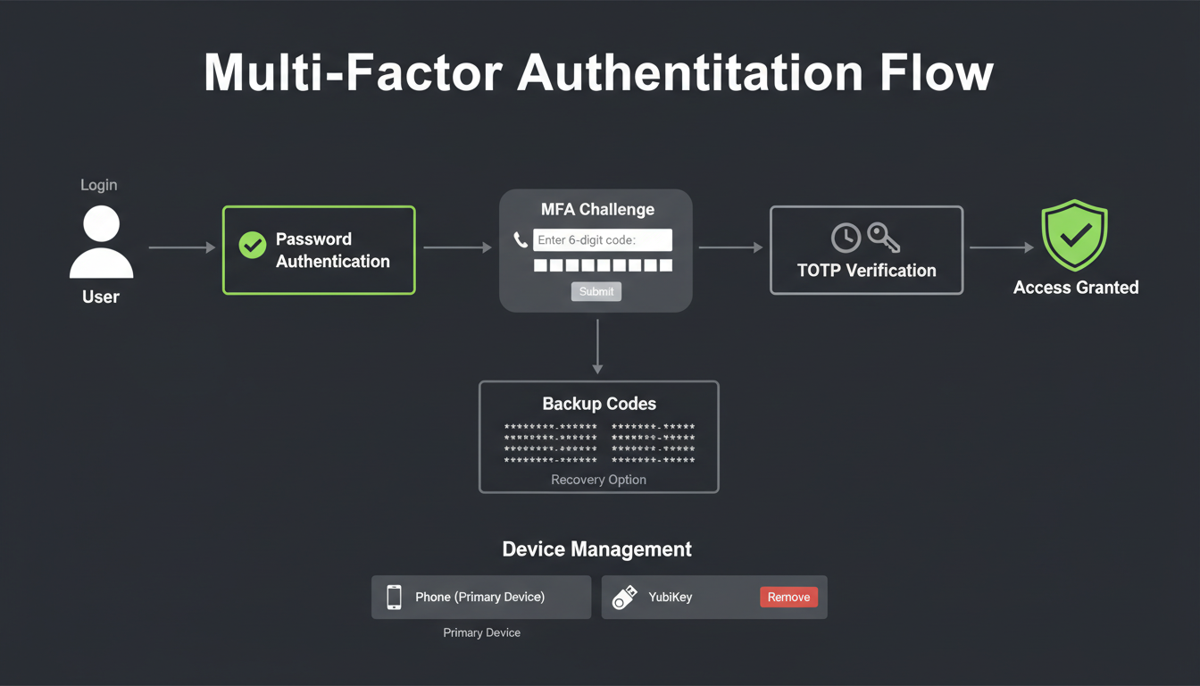 MFA Enrollment and Verification Flow