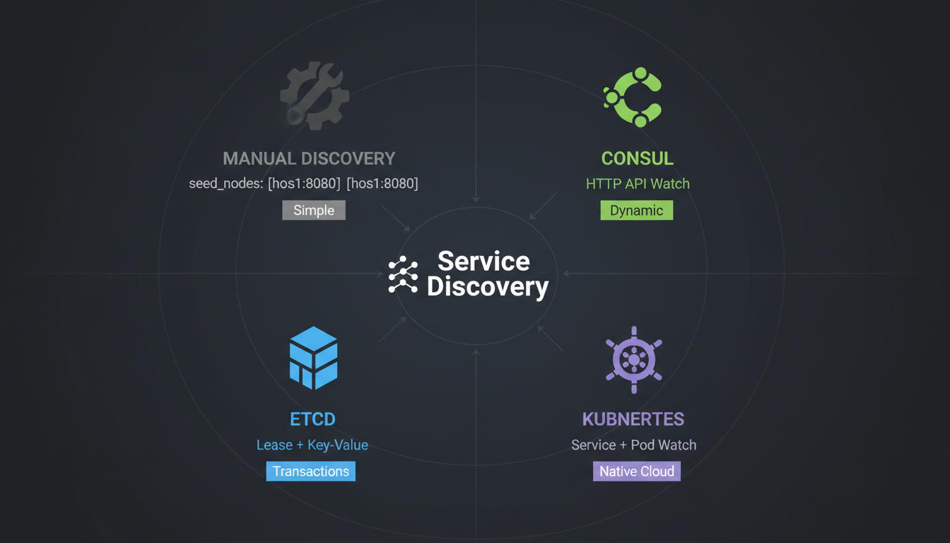 Service Discovery Methods Comparison